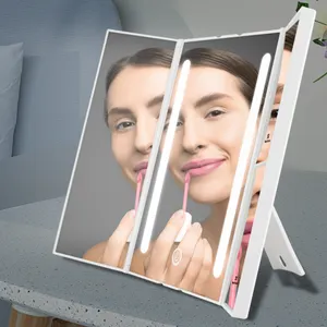Led Schmink spiegel Kosmetik tisch Dreifach spiegel mit Licht Smart Beauty