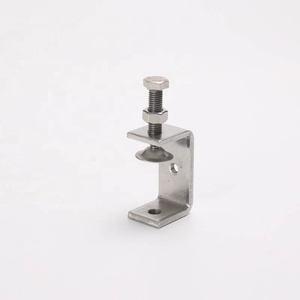 Pince de serrage en C robuste en acier inoxydable 304 pour le travail du bois, à larges mâchoires, surface polie, taille personnalisée - Product Image 6