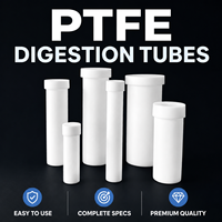 Tube de digestion en PTFE avec bouchon à vis, récipient en téflon pour digestion par micro-ondes, analyse des éléments lourds, prétraitement des échantillons de laboratoire