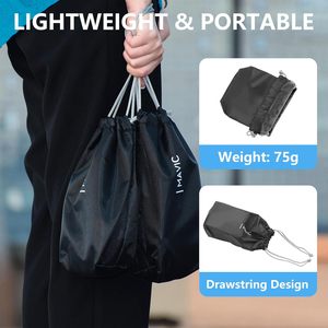 Linpr 2pcs 나일론 졸라매는 끈 주머니 개인 곰팡이 보호 소프트 방수 보관 가방 Mavic Air <span class=keywords><strong>3</strong></span>/Air <span class=keywords><strong>2</strong></span> 미니 <span class=keywords><strong>3</strong></span>/4 드론 - Product Image 6