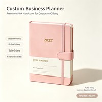 Tagebuch-Druck PU-Leder Büro-Notizbuch Hardcover-Journal Planer mit Rückstichbindung und Anpassbarem Logo