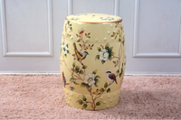 Design chinois traditionnel porcelaine tambour tabouret en céramique salon chambre Hall jardin extérieur décor à la maison fleur oiseau motif