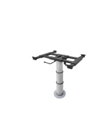 Pieds de table réglables et amovibles à rotation à 360 degrés, profil en aluminium, support de pied de table pour camping-car, pièces et accessoires de camping-car