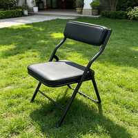 Chaise pliante de style professionnel avec cadre en acier, réglable en hauteur, pour la maison, le bureau, les conférences, la formation, l'ordinateur, le personnel, chaise de loisirs Meridian