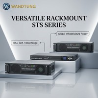 Interruptor de Transferencia de Energía PDU Inteligente 1U con Gestión Remota de Red, Doble Entrada STS ATS para Redundancia de Rack en Centros de Datos