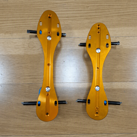 Châssis de patins à roulettes quad en aluminium CNC haute précision pour roller derby et patinage artistique, OEM disponible
