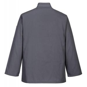 PORTWEST-Chaqueta de chefs gris pizarra C833SGRXXL Suffolk-EAN 5036108348671 CHEFS AND FOOD INDUSTRY WORKWEAR - Product Image 2