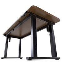Table électrique réglable en hauteur, cadre métallique portable, double moteur, bureau assis-debout, mobilier de bureau à domicile, bureau d'ordinateur