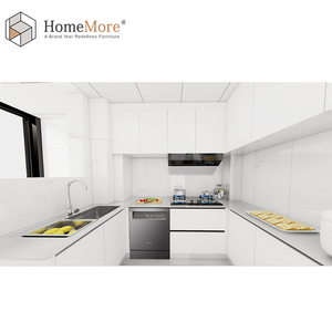HomeMore Muebles para el Hogar de Acero Inoxidable de Alta Calidad, Materiales Ecológicos, Gabinetes de Cocina Modernos Personalizados - Product Image 1
