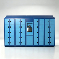 Casiers à bagages, armoires de rangement en acier en libre-service pour gares, aéroports, zones touristiques, casiers à bagages avec serrures à monnayeur