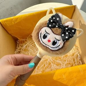 Espejo Cosmético de Mano <span class=keywords><strong>Megan</strong></span> Bubble Mart Labubu, Espejo de Maquillaje con Diseño de Conejita de Dibujos Animados, Espejo de Retoque Labubu para Muñecas - Product Image 5