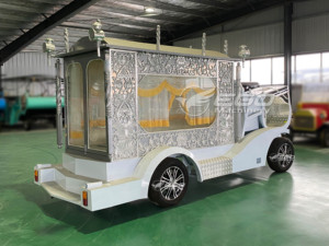 2026 Carrosse funéraire électrique de haute qualité, type chariot, pour cercueil, personnalisé, avec fonction de chariot tiré par chevaux - Product Image 6