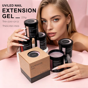 Nouveau Gel UV <span class=keywords><strong>CANNI</strong></span> TPO HEMA FREE 225G à retirer par trempage 2026, Gel UV LED <span class=keywords><strong>CANNI</strong></span> 8oz sans sensation de brûlure, Gel d'extension effet gelée 8oz fin et épais - Product Image 3