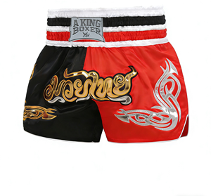 Pantalones Cortos de <span class=keywords><strong>Muay</strong></span> <span class=keywords><strong>Thai</strong></span> Unisex Reedot Sports, Personalizados, 100% Satén, Cintura Alta, Sublimación, Modelo de Artes Marciales de Lucha y Grappling de <span class=keywords><strong>Tailandia</strong></span> - Product Image 1