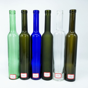 Bottiglia in Vetro per Liquori Rotonda Trasparente Satinata per Succo Whisky Vino Ghiacciato Vodka 500ml 375ml 200ml Bottiglia per <span class=keywords><strong>Gin</strong></span> - Product Image 2