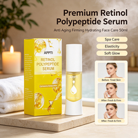 Sérum Visage Anti-Âge au Rétinol et Polypeptides, Raffermissant, à l'Astaxanthine, Hydratant, Soin de la Peau, 50ml, 100 pièces, Marque Blanche, OEM