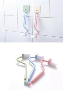 Cepillo curvo para limpiar el inodoro, cepillo para niños pequeños, sin ángulos muertos, mango largo - Product Image 6