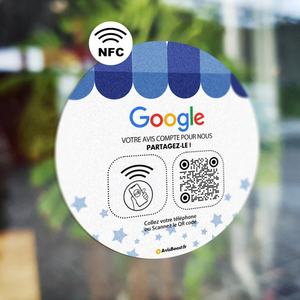10cm kích thước lớn <span class=keywords><strong>NFC</strong></span> Tag tùy chỉnh <span class=keywords><strong>NFC</strong></span> cửa sổ Sticker lập trình - Product Image 1