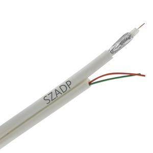 Koaksiyel kablo + güç kablosu <span class=keywords><strong>POC</strong></span> kırmızı ve siyah güç kablosu 2 kablosu rgrg6 RG59 RG11 2*0.5mm/0.75mm geçiş testi - Product Image 2