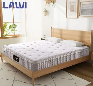 Pocket top imported soft grade cool manufacturers show pag cushion rubber natural latex mattress