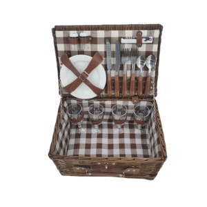 10% di sconto cestino da Picnic Vintage in <span class=keywords><strong>vimini</strong></span> salice con supporto - Product Image 3