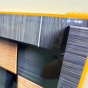 Copertura per Contatore Elettrico con Girasole Stile Art Déco, Decorazione Murale Personalizzabile in MDF, <span class=keywords><strong>Arte</strong></span> Murale per Nascondere la Scatola di Distribuzione Elettrica - Product Image 6