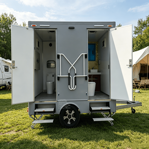 Luxury Toilet Trailer VIP Mobile Toilet Trailer Portable Chemical Toilets Mobile Toilets For Events - Product Image 5