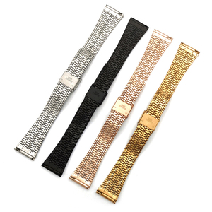Nouveau bracelet de montre de conception en acier inoxydable or <span class=keywords><strong>rose</strong></span> à dégagement rapide 20mm 22mm bracelets de montre intelligents pour <span class=keywords><strong>Gear</strong></span> huawei <span class=keywords><strong>Samsung</strong></span> - Product Image 3