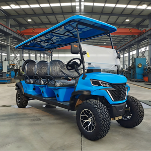 Nuevo Diseño, Precio de Mayoreo, Carro de Golf Eléctrico de Lujo con Aire Acondicionado, Motor de 5kw, 2/4/6 Asientos - Product Image 1