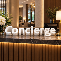 Enseignes lumineuses LED 3D en métal personnalisées Gozone, étanches IP65, pour publicité extérieure de bars