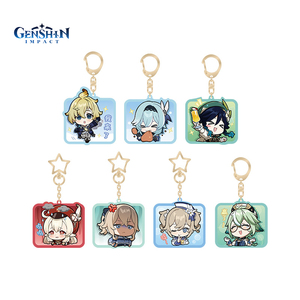 Garantie de produit authentique sous licence officielle <span class=keywords><strong>Genshin</strong></span> Impact breloque acrylique Transparent clair <span class=keywords><strong>Genshin</strong></span> porte-clés acrylique - Product Image 3