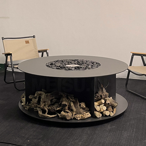 Villa BBQ <b>Fire</b> <b>Pit</b> Grill Outdoor Freestanding Round Fireplace Firepit Wood/Gas/Alcohol Furnace Core <b>Fire</b> <b>Pit</b> - Product Image 5
