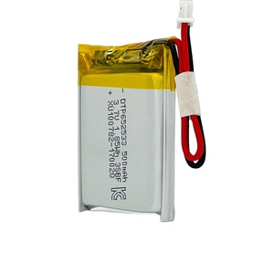 Batería de Iones de Litio 652533 de 500 mAh y 3.7 V, Precio de Fábrica al por Mayor, Polímero en Oferta, Polímero Personalizado - Product Image 1