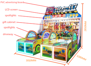 Estacionamiento feliz de la máquina de la cabina del carnaval de la máquina de la diversión de monedas del producto altamente re - Product Image 4