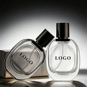 30ml New Design Flat <b>Empty</b> Luxury Perfume <b>Bottle</b> <b>Spray</b> Painting Fragrance Perfume <b>Bottle</b> With Plastic Cap - Product Image 2