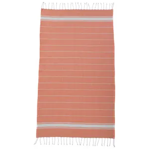 Serviette de plage Fouta avec franges, merchandising personnalisé - Product Image 2