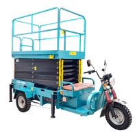 Tricycle électrique hydraulique Élévateur à ciseaux mobile aérien mobile