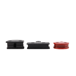 Plaquettes de frein semi-métalliques noires résistantes à l'usure pour VTT, accessoires universels pour freins à disque de vélo BMX, métalliques - Product Image 5