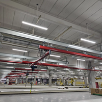 Grue monorail suspendue combinée légère et flexible de 2000 kg, structure en acier avec certification CE ISO pour grue de levage d'atelier