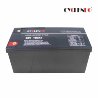 Pabrik CYCLENPO Pasokan Langsung Baterai Lithium Ion Lifepo4 48V 100ah 120ah untuk Kendaraan Listrik