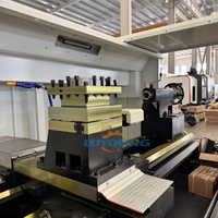 Torno CNC Horizontal Industrial de Servicio Pesado CK6180 1500mm 3000-6000mm con Sistema de Control de 4/6/8 Estaciones y Bancada Plana
