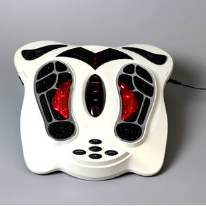 Compresión Masajeador de piernas completo Venta Cubierta Logotipo inalámbrico <span class=keywords><strong>Power</strong></span> Fabric Foot Pierna Masajeador - Product Image 5