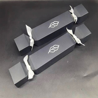 Boîte cadeau en papier écologique tendance avec estampage à chaud doré et motifs, pour bonbons de Pâques et cadeaux de fête, avec impression personnalisée