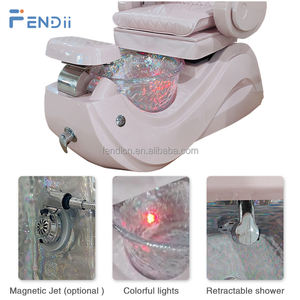 Professioneller Moderner Luxus-Pediküre-Stuhl in Rosa für Fuß-Spa und <span class=keywords><strong>Massage</strong></span> mit Wasseranschluss - Product Image 6