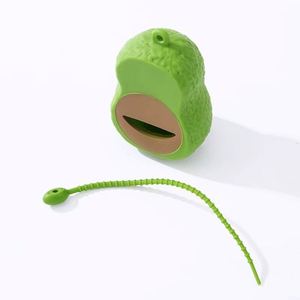 Distributeur de sacs à déjections pour animaux de compagnie, portable, écologique, pour l'extérieur, design amusant en forme d'avocat, fabriqué en plastique - Product Image 6