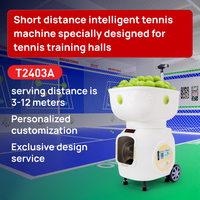 Lanceur de balles de tennis professionnel, moteur à courant alternatif haute vitesse, alimentation automatique pour entraînement