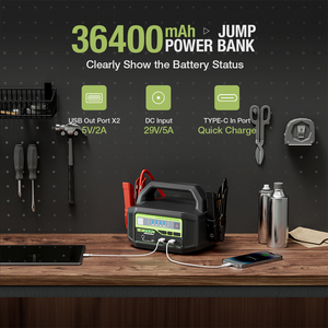 מפלצת yesper n1 כוח גבוה 36400mah lifepo4 מנוע חירום לקפוץ מתנע עבור 12v 24v משאית - Product Image 3