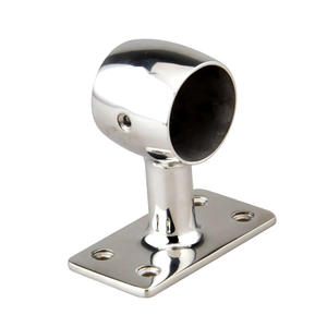 Vente directe d'usine, support de garde-corps en acier inoxydable à 90 degrés, diamètre 32 mm, accessoires de quincaillerie marine pour yachts et pêche - Product Image 1