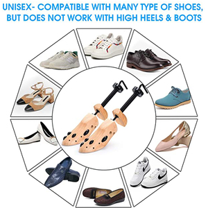 Nâng Cấp Kim Loại Thông Mở Rộng Loại Người Đàn Ông Giày Cáng Lớn Giày Cây Phụ Nữ Để Có Thể Điều Chỉnh Các Gỗ Đứng Để Thấp Gót Chân - Product Image 2