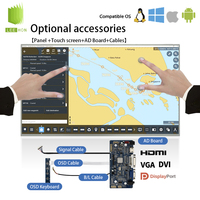 Panel LCD 27.0 inci, DV270FHM-R01 navigasi laut, layar dapat dibaca 27 inci 1920X1080"